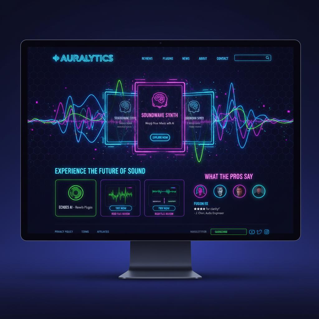 Représentation d'un site Internet effectuant des tests des outils audios basés sur l'IA