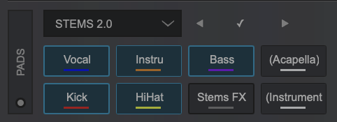Virtual DJ StemsPads