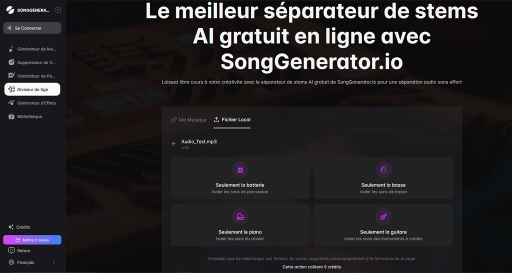 Capture SongGenerator.io
